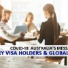 COVID visa and travel advice for international students from the Australian Government.